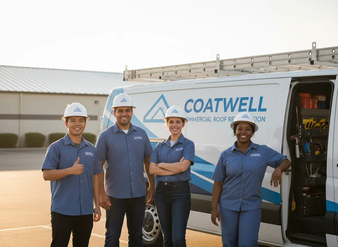 Commercial roof coating company in Smithton, MO